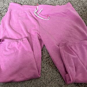 American Eagle Outfitters Pink Track Joggers